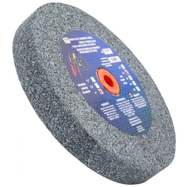 Shark Industries - Bench Seat Grinding Wheel – Size 7″x 1″ Thick x 1″ Arbor – 36 Grit, 60 Grit, 80 Grit – Aluminum Oxide - Ridge Toolbox