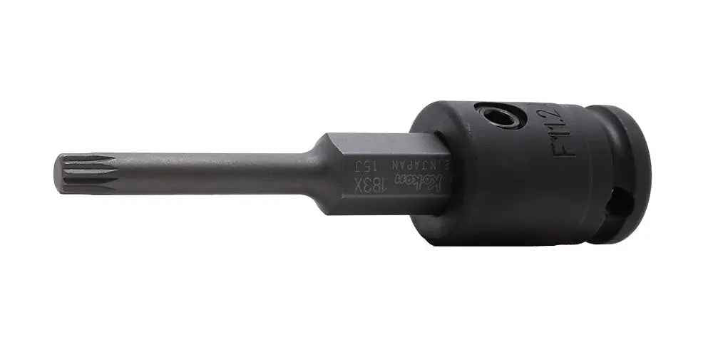 3/8 Sq. Dr. Bit Socket XZN M14 Triple Square Length 92mm