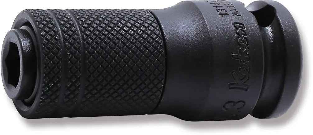 3/8 Sq. Dr. Bit Holder  1/4 Hex Length 45mm Locking Quick Release