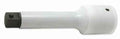 3/8 Sq. Dr. Extension Bar with Plastic Protector    Length 75mm Pin type Turnable POM cover