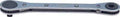 1/4" Square and Hex Dual Ratchet Handle - Length 141mm