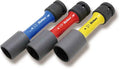 1/2 Sq. Dr. Wheel Nut Socket 3 piece 1, 17-21mm, 6 point Thin Wall and Color Coded by Size