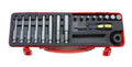 1/2 Sq. Dr. Bit + Bit Holder Set   4-14mm Hex   18 pieces