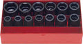 1/2 Sq. Dr. Socket Set  3/8 - 1.1/8 6 point  12 pieces