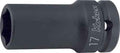 1/2 Sq. Dr. Socket  17mm 6 point Length 60mm Thin walled