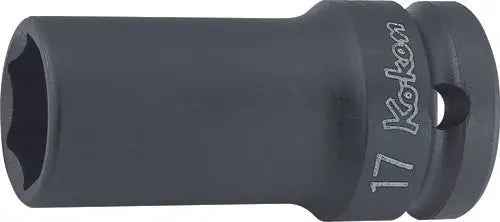 1/2 Sq. Dr. Socket  9mm 6 point Length 60mm Thin walled