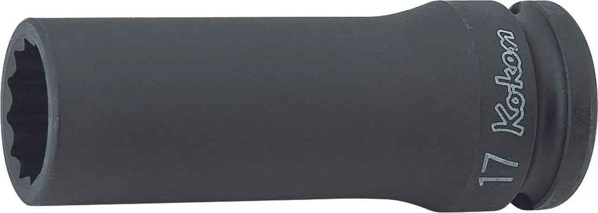 1/2 Sq. Dr. Socket  16mm 12 point Length 80mm