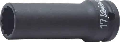 1/2 Sq. Dr. Socket  11mm 12 point Length 80mm Thin walled