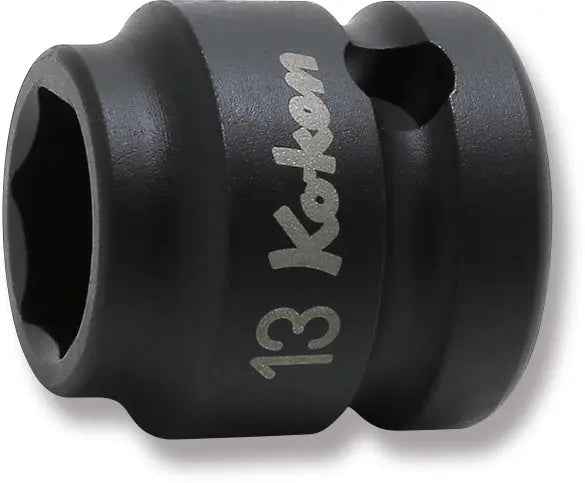 1/2 Sq. Dr. Socket  13mm 6 point Length 25mm Thin walled