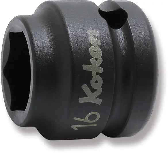 1/2 Sq. Dr. Socket  16mm 6 point Length 26mm Thin walled