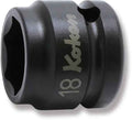 1/2 Sq. Dr. Socket  18mm 6 point Length 26mm Thin walled