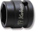 1/2 Sq. Dr. Socket  19mm 6 point Length 28mm Thin walled