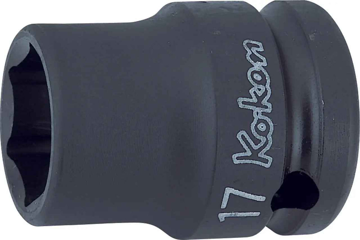 1/2 Sq. Dr. Socket  22mm 6 point Length 38mm Thin walled