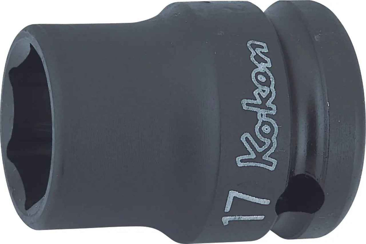 1/2 Sq. Dr. Socket  9mm 6 point Length 38mm Thin walled