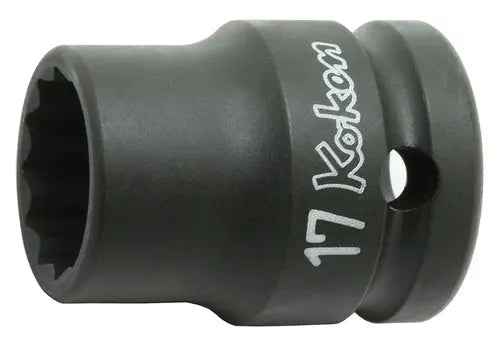 1/2 Sq. Dr. Socket  28mm 12 point Length 40mm Thin walled