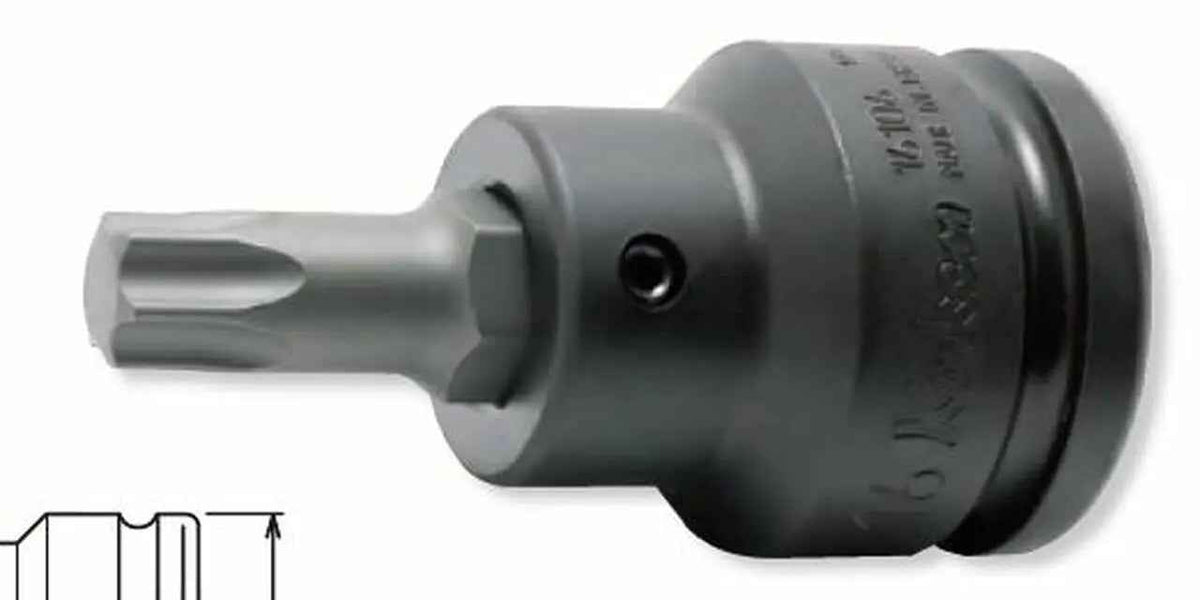 3/4 Sq. Dr. TORX® T70 Bit Socket -  Length 76mm