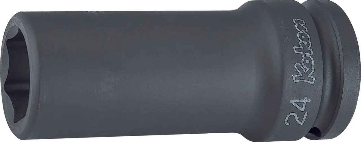3/4 Sq. Dr. Socket  18mm 6 point Length 100mm Thin walled