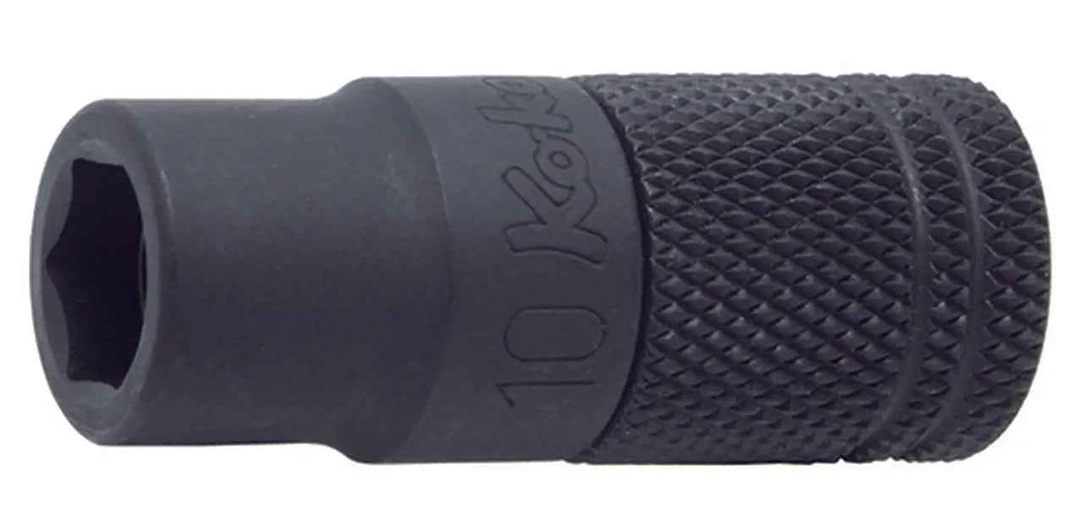 1/4 Hex Dr. 6 point Slide Socket with Ring Magnet  12mm
