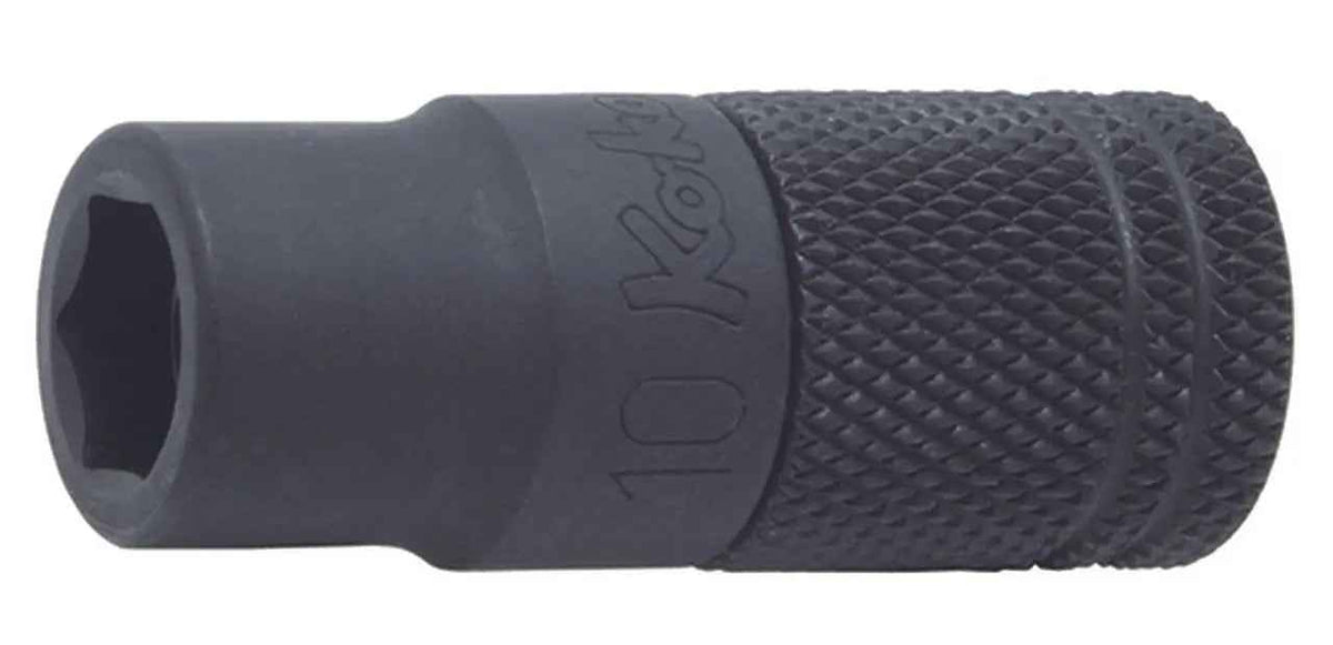1/4 Hex Dr. Slide Socket  13mm 6 point Length 45mm Ring Magnet