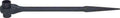 Spud Ratchet  13 x 17mm 12 point Length 380mm
