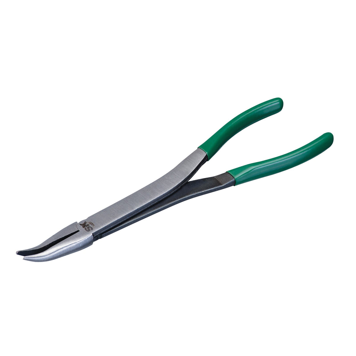 SK Tools USA - 11" 45 Degree Extra Long Bent Needle Nose Pliers - Ridge Toolbox