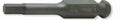7/16 Hex Dr. Bit  4mm Hex Length 75mm