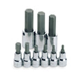SK Tools USA - 9 Piece 3/8" and 1/2" Drive Fractional Hex Bit Socket Set - Ridge Toolbox