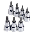 SK Tools USA - 7 Piece 3/8" Drive Screwdriver Bit Socket Set - Ridge Toolbox