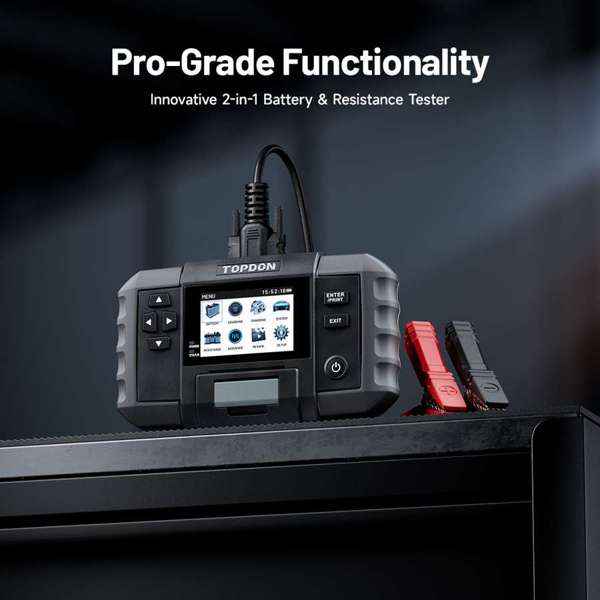 TOPDON 2-in-1 Battery & Resistance Tester - Ridge Toolbox