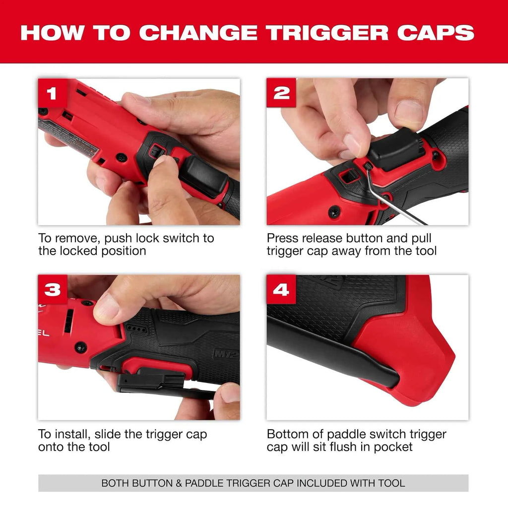 Milwaukee 3058-20 M12 FUEL™ 1/4" Extended Reach Ratchet (Tool Only)