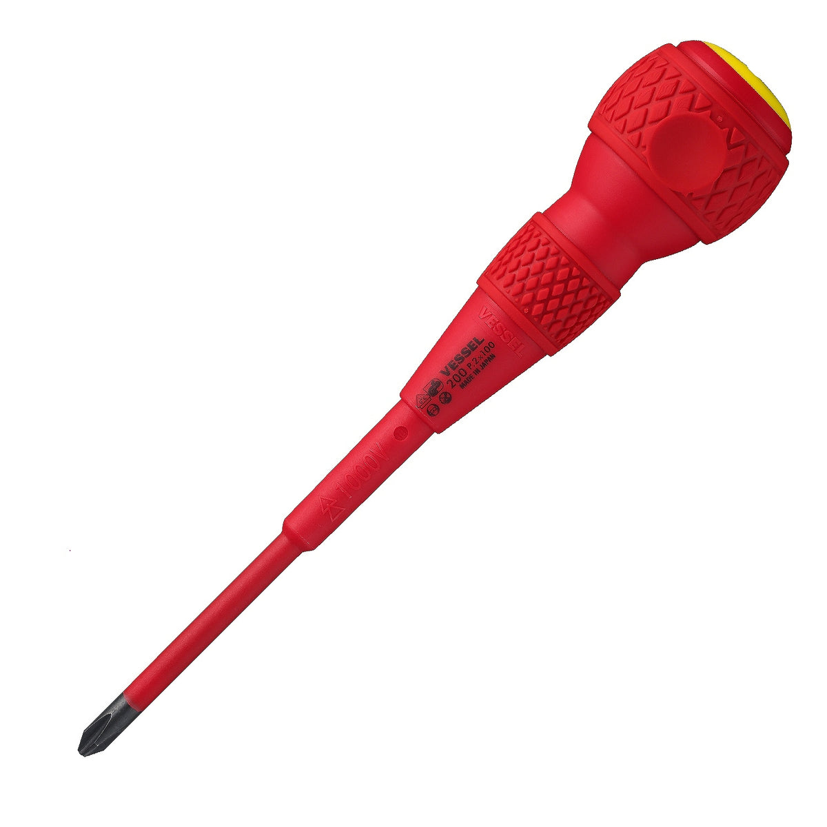 Vessel BALL GRIP Insulated Screwdriver No.200 +2x100