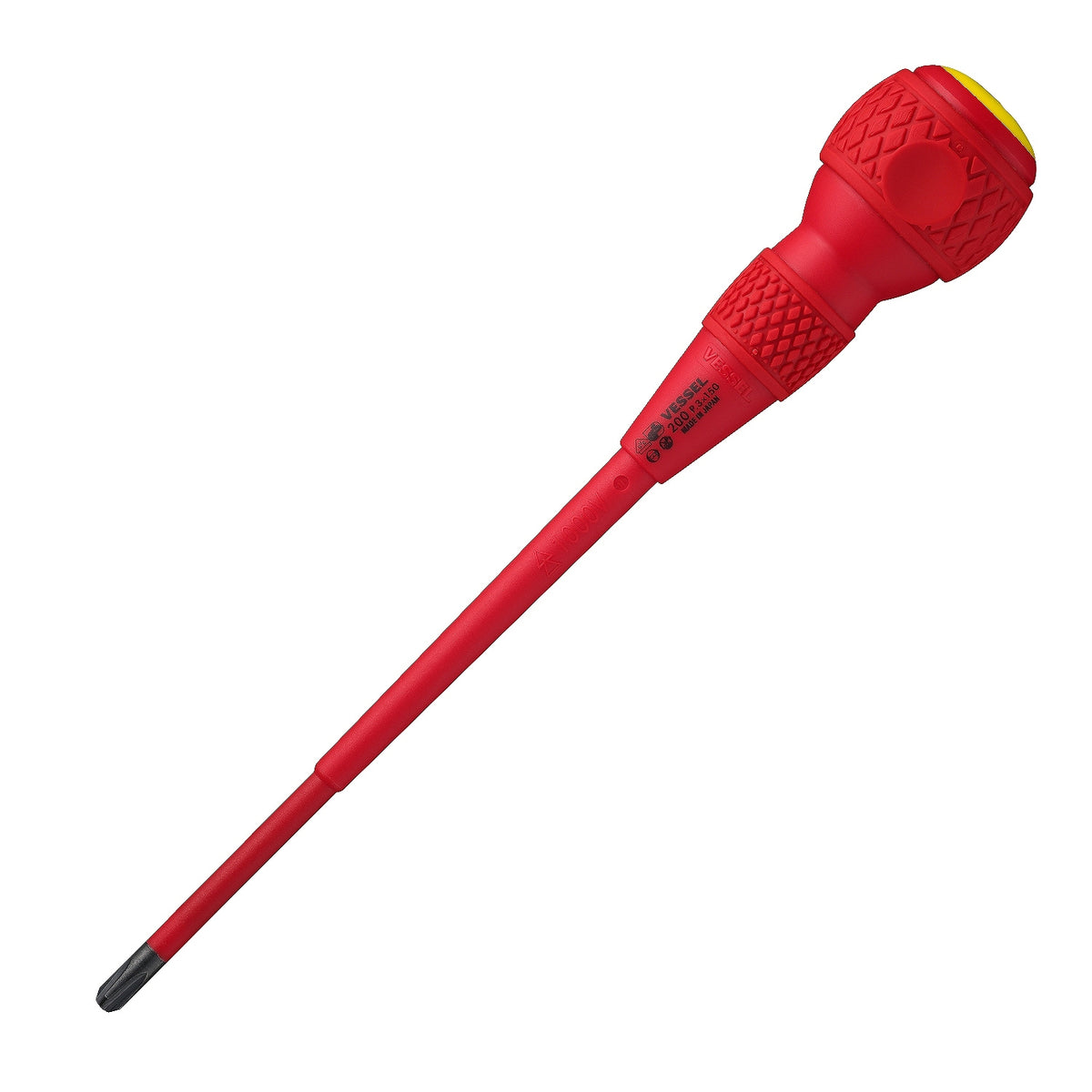 Vessel BALL GRIP Insulated Screwdriver No.200 +3x150