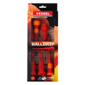Vessel BALL GRIP Insulated Screwdriver 5PC. Set - professional screwdrivers