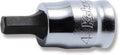 1/4 Sq. Dr. Bit Socket  4mm 6 point Length 25mm Z-series