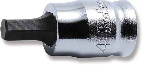 1/4 Sq. Dr. Bit Socket  4mm 6 point Length 25mm Z-series