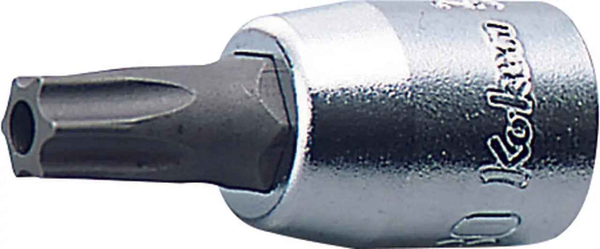 1/4 Sq. Dr. Tamper-Resistant TORX® T15H Bit Socket - Length 28mm