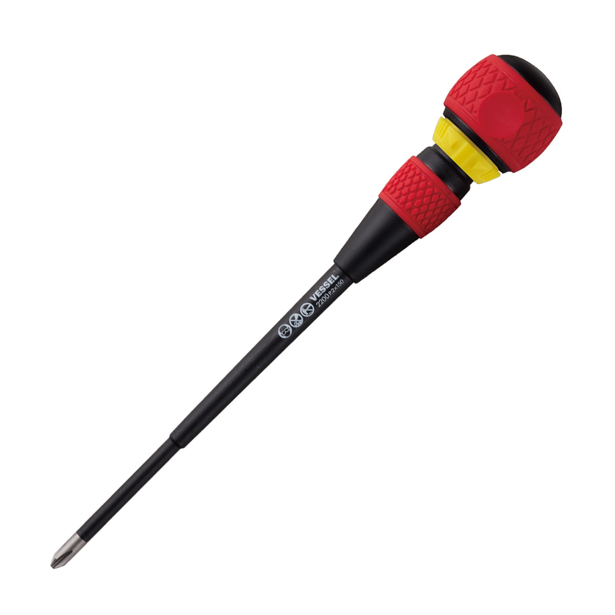 Vessel BALL GRIP Ratchet Screwdriver No.2200 +2x150