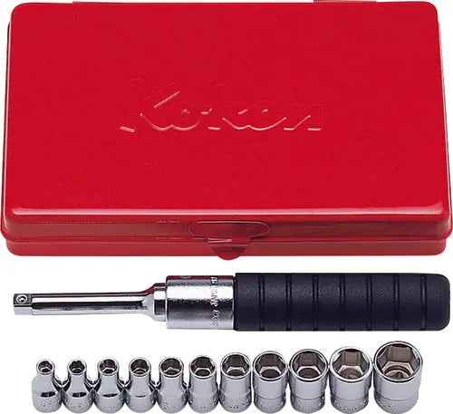1/4 Sq. Dr. 10 Piece SAE 6-Point Socket Set  3/16-1/2