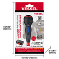 Vessel e-ASSIST Screwdriver (Higher Torque Model) with 25 PC. Bit Set - professional screwdrivers