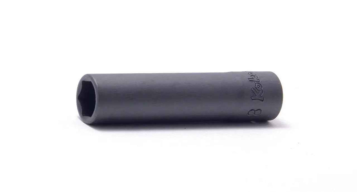 1/4 Sq. Dr. Socket  3/8 6 point Length 50mm