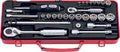 1/4 Sq. Dr. 28 Piece Metric 6-Point Socket Set  4-21mm