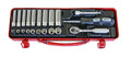 1/4 Sq. Dr. 21 Piece SAE 12-Point Socket Set  7/32-9/16