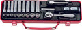 1/4 Sq. Dr. 21 Piece Metric 6-Point Socket Set  5.5-13mm