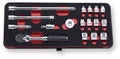 1/4 Sq. Dr. 17 Piece Z-Series 6-Point Metric Socket Set  4-14mm