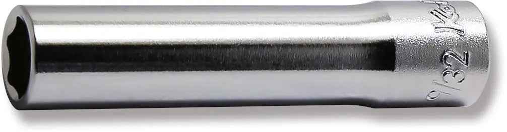 1/4 Sq. Dr. Socket  9/32 6 point Length 50mm