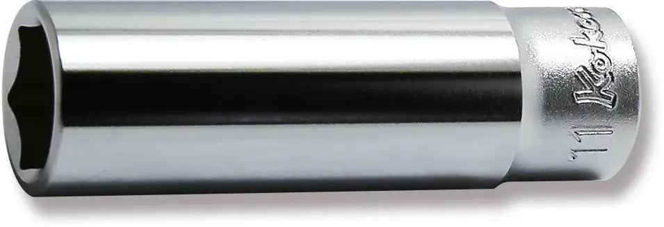 1/4 Sq. Dr. Socket  11mm 6 point Length 50mm