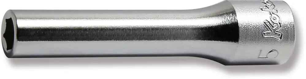 1/4 Sq. Dr. Socket  5mm 6 point Length 50mm