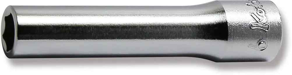 1/4 Sq. Dr. Socket  6mm 6 point Length 50mm