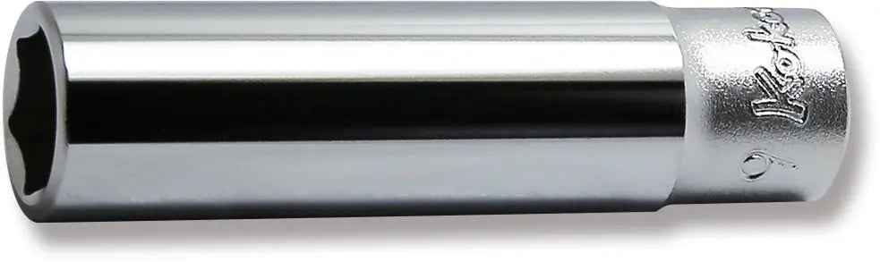 1/4 Sq. Dr. Socket  9mm 6 point Length 50mm
