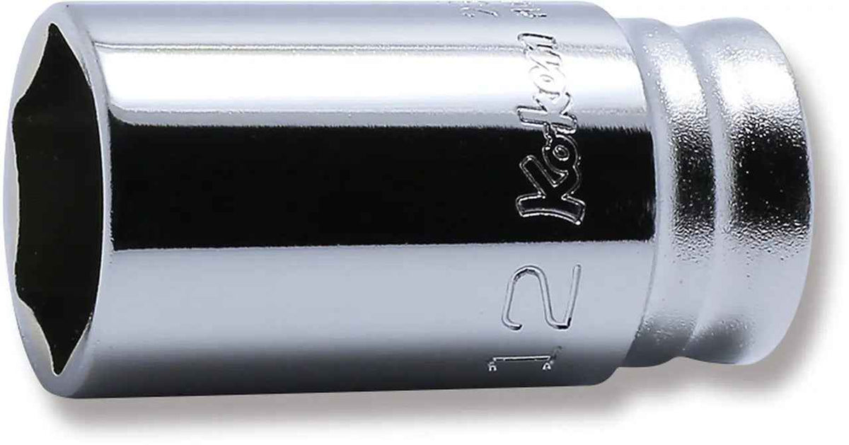 1/4 Sq. Dr. Socket  12mm 6 point Length 30mm Z-series